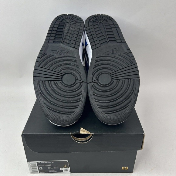 Nike Shoes Air Jordan 1 Mid Retro “Signal Blue” 2023 - Picture 7 of 7